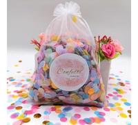 Paquetes de decoraciones de fiesta de 1 cm, 20 g/bolsa, confeti mágico de papel dorado para boda, Sprinke Push Pop para niña, baby shower, unicornio, fiesta, decoración de cumpleaños (Baa8 arcoíris)