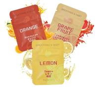 Paquetes de filtros interiores saborizados: filtro respiratorio de aire con sabor a naranja, pomelo y limón, filtro respiratorio de aceite esencial natural