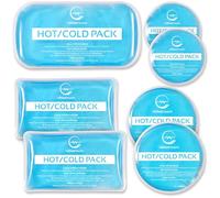 Paquetes de hielo de gel reutilizables calientes y fríos para lesiones | Compresa fría, paquete de hielo, paquetes de hielo de gel, paquete frío, paquete de hielo de gel, paquetes fríos para lesiones