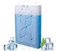 Paquetes de hielo para enfriador | Paquetes de congelador universales rectangulares a prueba de fugas - Horas que enfrían las bolsas de hielo de los patrones del copo de nieve, accesorios portátiles d