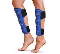 Paquetes de hielo para espinilla, envoltura reutilizable para terapia de frío y calor elegibles para HSA y FSA, alivio del dolor de piernas o pantorrillas, tecnología avanzada de gel suave, congelable