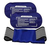 Paquetes de hielo reutilizables para lesiones, juego de 3 unidades reutilizables para terapia de calor y frío, alivia el dolor articular y muscular, puño rotador de 10 x 5 pulgadas, rodillas, espalda
