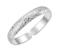 Paquetes de joyas para mujer, pulsera chapada en plata, pulsera abierta para mujer, tres vidas, tres mundos, aretes de perlas colgantes, talla única, Zinc, No es una piedra preciosa
