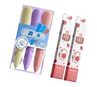 Paquetes De Oficina Y Escolar 3 Borradores 20 Lápices Con Fórmulas Avanzadas. Minimiza el daño al papel y las virutas de borrador. Pequeños residuos. Borrador de goma