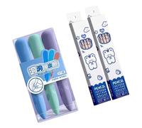 Paquetes De Oficina Y Escolar 3 Borradores 20 Lápices Con Fórmulas Avanzadas. Minimiza el daño al papel y las virutas de borrador. Pequeños residuos. Borrador de goma