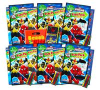 Paquetes de recuerdos de fiesta de Marvel Spiderman: 6 sets con pegatinas, libros para colorear y crayones (suministros para fiestas de Spider-Ma