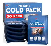 Paquetes fríos instantáneos de hielo - 30 paquetes individuales (7 x 5 pulgadas), paquetes de hielo de terapia fría para alivio del dolor, inflamación, hinchazón, esguinces, esguinces musculares,