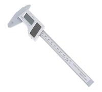 Paquimetro Calibrador Vernier electrónico digital de acero inoxidable 150 mm con caja tipo destornillador, mini regla, herramienta medición(No Screwdriver)