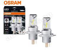 Par 2 Lámparas Faros LED Osram H4 Luz Blanca 6500K Fiat Punto Evo De 2009