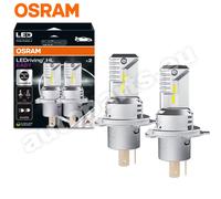 Par 2 Lámparas Faros LED Osram H4 Luz Blanca 6500K para Hyundai i10 De 2007