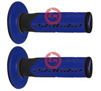 Pro Grip 801 MX - Puños de Doble Densidad, Color Negro y Azul