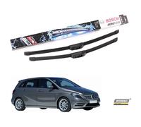 Par Cepillos Flat Limpiaparabrisas Bosch Aerotwin Clase B W246 07.2015 IN Poi