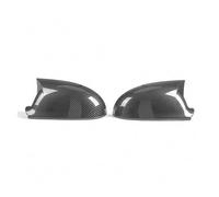 Par Cubierta De Espejo Lateral Para VW Para Golf MK5 | Cubierta de Espejo Retrovisor Plástico ABS,Fibra de carbono/Negro brillante,Izquierda y derecha,Ajuste estilo OE