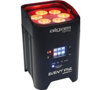 PAR de 6 LED 12W con batería RGBWAUV IR y DMX sin cable