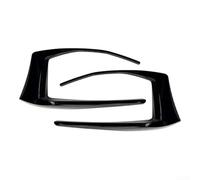Par de alerones traseros negros y cubierta de luz antiniebla para Golf 7 MK7 2012 2015, ajuste personalizado Canard