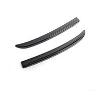 Par de aletas de borde trasero para Mini para Cooper F55 F56 Hatchback 2014+ diseñado para integrarse con áreas de montaje de ala trasera S y JCW (negro brillante)