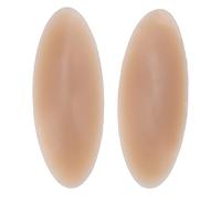 par de almohadillas adhesivas para piernas, 120 g, 8,3 x 3,1 pulgadas, almohadilla adhesiva antialérgica, corrector de pantorrilla de silicona suave, agradable a la piel, corrector de gel de silicon