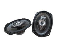 Par de Altavoces coaxiales HiFi de 5 vías para Coche, 1 par, 6 x 9 Pulgadas, 1000 W, con Cubierta Antipolvo y Cable de Audio, estéreo para Puerta.