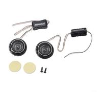 Par de altavoces de agudos de audio de alta frecuencia de 140 W con cruce integrado, potencia nominal de 35 W, impedancia de 4 ohmios para un sistema de sonido mejorado en el coche