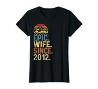 Par de anillos para esposa épica desde 2012 aniversario de boda Camiseta