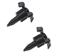 Par de árboles de cuerda para guitarra de 6 cuerdas, color negro