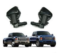 Par de boquillas de limpiaparabrisas delantero para Ford Edge y MKX 2011 2015, garantiza una cobertura adecuada de pulverización, pieza de repuesto de ajuste OEM