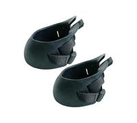 Par de botas de pezuña de caballo para aislamiento del barro y la suciedad y el estiércol, diseño duradero para el cuidado y soporte de la pezuña 72860