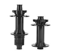 Par de Buje para Bicicleta de Montaña, 32 Agujeros, Sellado e Impermeable, Aleación de Aluminio Negra - Alta Durabilidad, Resistente a la Oxidación, Ideal para Ruedas Delanteras