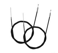 Par de cables de freno para bicicleta de montaña, cables de acero inoxidable delanteros y traseros para un frenado duradero y consistente, compatible con la mayoría de tipos y modelos de bicicletas (2