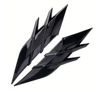Par de calcomanías para spoiler de faldón lateral modificado de coche, pegatinas de de de , de ala de cuerpo de ventilación de parachoques delantero y emblemas de de aire de rejilla de luz trasera