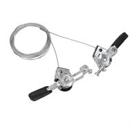 Par de cambios de pulgar para bicicleta de 3 x 63 x 7 para bicicletas de 3 x 6/3 x 7 velocidades con cables interiores de acero inoxidable compatibles con manillares estándar de 22 de 2 mm