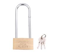 Par de candados de alta seguridad con núcleos de latón, grilletes extendidos a prueba de óxido para exteriores, para puerta de gimnasio, escuela, gabinete