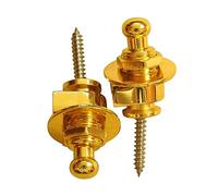 Par de cerraduras para guitarra y bajo, dorado