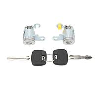 Par de cilindros de cerradura de puerta delantera 6905135070 Reemplazo de aleación de aluminio para 1995 2004 con llaves Ajuste directo Antirrobo Durable Resistente a la oxidación