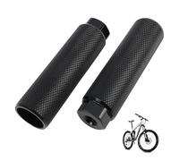 Par de Clavijas para Pedales de BMX, Antideslizantes, de Aleación de Aluminio, Adecuadas para Bicicleta de Montaña, Bicicleta de Carretera y BMX, Fáciles de Instalar, Duraderas, Color Negro