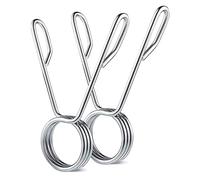 Par de clips de resorte de 50 mm, collares con abrazaderas de resorte para barra de pesas, bloquea discos y cierres de manillar