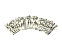 Par de conectores solares con contactos de cobre estañado, conectores de terminal de núcleo macho y hembra para sistemas de energía alternativos, se adapta a cables de 2,5/4/6 mm², alto (10 pares)