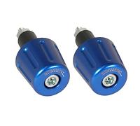 Par de contrapesos Accossato azul para manillares con agujero interior Ø de 12 mm a 20 mm para Yamaha Xj6-S Diversion de 2009 a 2015 (CC 600)