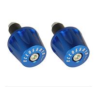 Par de contrapesos Accossato azul para manillares con orificio interior Ø de 12 mm a 20 mm para Aprilia Mana Gt 2009 a 2016 (CC 850)