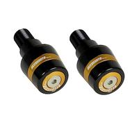Par de contrapesos Accossato con inserto de color dorado para mancuernas con rosca M16 x 1,5 para Yamaha Niken 2018 a 2019 (CC 850)