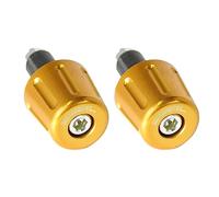 Par de contrapesos Accossato oro para mancuernas con agujero interior Ø de 12 mm a 20 mm para Yamaha Xj6-S Diversion de 2009 a 2015 (CC 600)