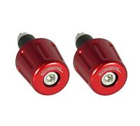 Par de contrapesos Accossato rojos para mancuernas con agujero interior Ø de 12 mm a 20 mm para Aprilia Dorsoduro 750 desde 2008 hasta 2016 (CC 750)