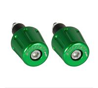 Par de contrapesos Accossato verdes para mancuernas con agujero interior Ø de 12 mm a 20 mm para Suzuki An400 Burgman desde 2003 hasta 2019 (CC 400)