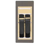 Par de correas de camping de mezcla de nailon para uso al aire libre, diseñadas para sostener y asegurar el equipo durante viajes de senderismo y camping (250 mm)