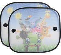 Par de Cortinas Laterales con autoventosa «Magic Fantasy», universales, Plegables, Que ahorran Espacio, protección Infantil para Animales