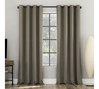 Par de cortinas Sun Zero Nordic de 2 paneles con ojales, 100 % opacas, con reducci n de ruido de calidad cinematogr fica, 132 x 243 cm, color mar