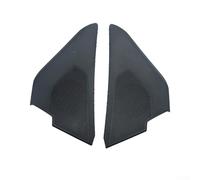 Par de cubiertas de altavoz para A6 para c8 4K puerta delantera izquierda derecha negra parrilla de goma 4K0035423A 4K0035424A protector de malla de coche