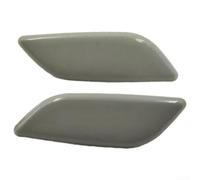 Par de cubiertas de boquilla de arandela de parachoques delantero para Mazda 3 Axela 2014 a 2016, pieza de repuesto compatible con números OEM BKC6 51 8G1 RH y BKC6 51 8H1 LH