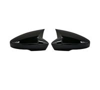 Par de cubiertas de espejo retrovisor lateral de coche compatibles con Octavia Mk3 A7 5E 2014 2015 2016 2017 2018 2019(Bright black)