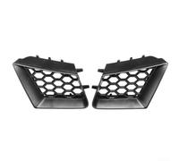 Par de cubiertas de rejilla delantera para asiento para ibiza tipo 6L para Córdoba 2002-2009 parachoques superior parrilla de admisión de aire negro borde de plástico